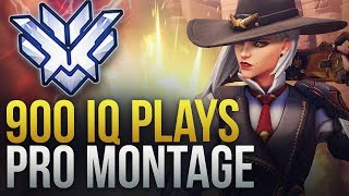 THESE PROS HAVE 900 IQ  900 IQ PRO PLAYS   Overwatch Montage [upl. by Clayton]