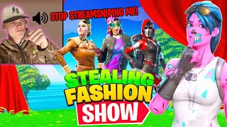 I Stole this Streamers Fashion Show until he RAGE QUIT On stream [upl. by Ellette]