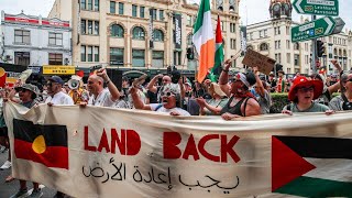 ‘I’m quite upset by it’ Julian Leeser on the Aboriginal flag used in Palestine protests [upl. by Jaynes]