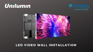 Unilumin LED video wall installation [upl. by Siver]