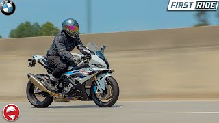 2023 BMW S1000RR M Package  First Ride [upl. by Yelac]