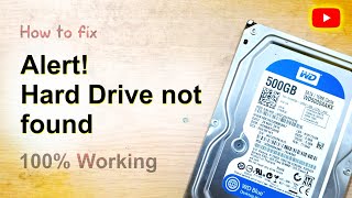 How to Fix Hard drive not found  اردو  हिंदी [upl. by Netram]