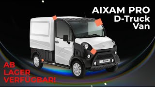 AIXAM PRO DTruck Van  Transporter  Nutzfahrzeuge  steuerfrei [upl. by Narud]