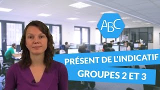 Cours de français 6ème le présent de lindicatif groupes 2 et 3 [upl. by Airbas]