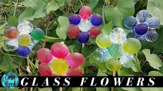 DIY Dollar Tree Glass Bead Flowers [upl. by Atsev]