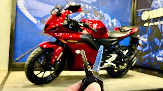 2024 Yamaha R15 V40 New Model Red Colour  Detailed Walkaround Review  On Road Price [upl. by Ixela]