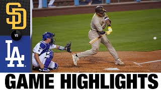 Padres vs Dodgers Game Highlights 42221  MLB Highlights [upl. by Dwan]