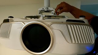 How to mount a projector to the ceiling Epson 5050 MontgomerySkillman NJ [upl. by Lanti]