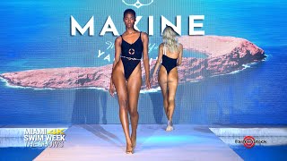 M A X I N E YACHTWEAR  Official Miami Swim Week 2022  Swimwear Bikini Models [upl. by Romola]