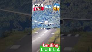 🛬🔥Boeing 737800 PMDG Lukla Landing MSFS by Artanis Pilot shorts [upl. by Publus]