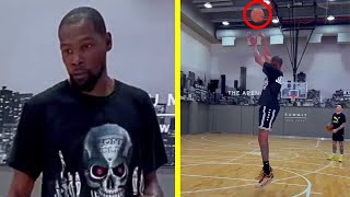 Kevin Durant WORKOUT with chris brickley🔥 [upl. by Ihsoyim743]