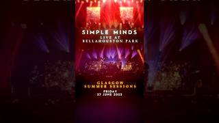 Tickets on sale now SimpleMinds Glasgow LiveMusic [upl. by Elysee]