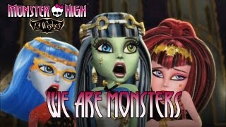 Monster High 13 Wishes  Wii  Wii U  NDS  N3DS  We are Monsters Trailer [upl. by Eisej783]