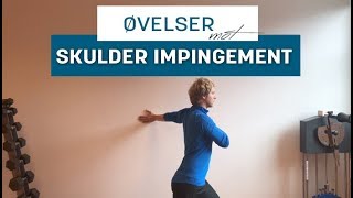 Øvelser mot Skulder Impingement Avklemming i Skulderen [upl. by Notlaw]