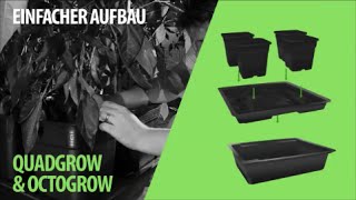 Nutriculture Hydrokultur Systeme  Quadgrow amp Octogrow [upl. by Namso425]