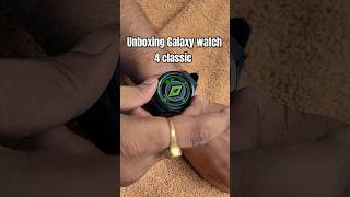 Unboxing Galaxy watch 4 classic unboxing unboxingvideo galaxy galaxywatch galaxywatch4classic [upl. by Airat]