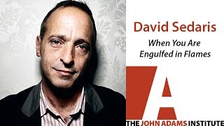 David Sedaris on When You Are Engulfed in Flames  The John Adams Institute [upl. by Giacobo]