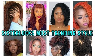 100SISTERLOCKS STYLE FOR WOMEN 2023NEW LATEST LOCS STYLES [upl. by Ardle429]