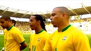 Quando Dava Medo Da Seleção Brasileira com Ronaldinho Gaúcho Ronaldo Adriano [upl. by Ogren]