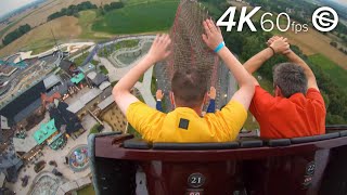 NO COPYRIGHT Zadra Energylandia Backseat 4K 60fps POV [upl. by Ecertap942]