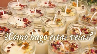 Como hacer VELAS de SOJA [upl. by Wendi]