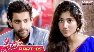 Fidaa Telugu Movie Part 5  Varun Tej Sai Pallavi  Sekhar Kammula  Aditya Cinemalu [upl. by Mahalia278]