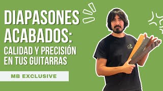 Diapasones acabados Maderas Barber calidad y precisión para tus guitarras [upl. by Delia225]