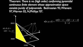 Dr Nilima Nigam highorder FEM approximation on pyramids [upl. by Eppes]