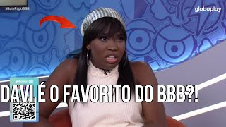 O TOMBO FOI FEIO Leidy fica em choque ao saber que Davi é o FAVORITO do BBB24 quotNão acreditoquot bbb24 [upl. by Ronaele]