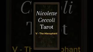 Nicolette Ceccoli Tarot V  The hierophant guidance tarotcards tarotreading help [upl. by Alonso415]