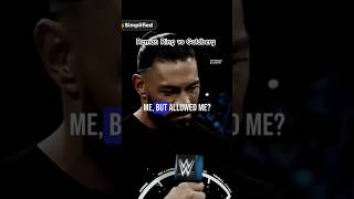 Roman Ring vs Goldberg WWE universe Championship Match wwe  romanrings reels sports shortvideo [upl. by Avehsile]