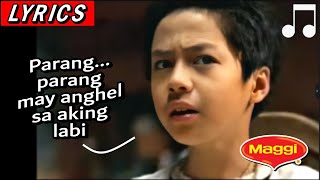 Parang may Anghel sa Aking Labi Sam Concepcion Maggi TVC 2004 [upl. by Pennie]