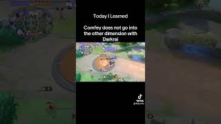 Comfey  Darkrai unite move interaction pokemonunite supportmain comfey darkrai [upl. by Einneg]