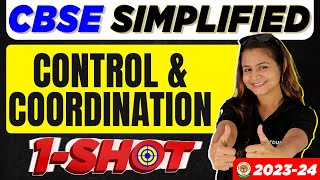 Control and Coordination Class 10 Science  Full Biology Chapter 7  One Shot  CBSE SIMPLIFIED [upl. by Lorenzo]