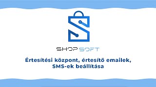 Értesítési központ értesítő emailek SMSek beállítása [upl. by Lleinnad128]