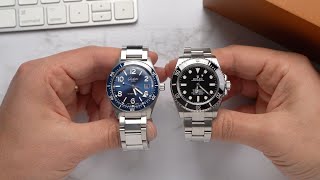 Glashütte Original SeaQ and the Rolex Submariner [upl. by Ayamat254]