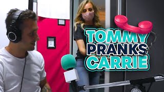 Tommy Little Pranks Carrie Bickmore With Help From A FriendAnd Its Hilarious  Carrie amp Tommy [upl. by Aulea]