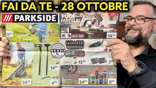 Volantino Parkside lidl fai da te 28 ottobre 2021 Riccardo Muscarella Sega circolare Soffia foglie [upl. by Athene840]