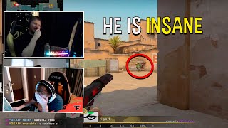 CSGO PROS AND STREAMERS REACT TO JAMPPI PLAYS [upl. by Anairad]