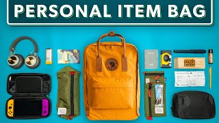 How To Pack a Personal Item  Organizing Your Under Seat Bag amp Travel Essentials [upl. by Avaria633]