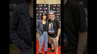 Meeting Neve Campbell and the cast of SCREAM at FanExpo Canada 2023 NeveCampbell Scream FanExpo [upl. by Ramos]