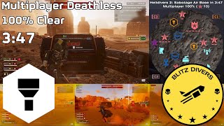 Helldivers 2 Speedrun Sabotage Air Base in 347 Super Helldive  Full Clear  Deathless [upl. by Delphinia530]