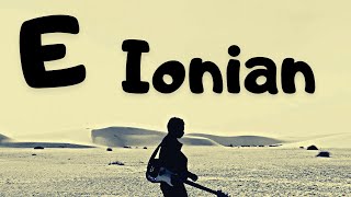 Backing Track E Ionian [upl. by Eelahc311]