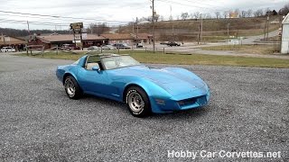 1980 Blue Corvette 4spd Oyster Int [upl. by Nivla]