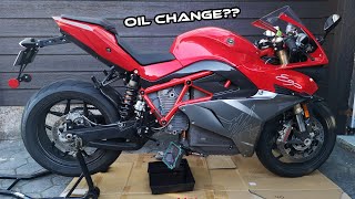 Energica Ego Oil Change [upl. by Moor487]