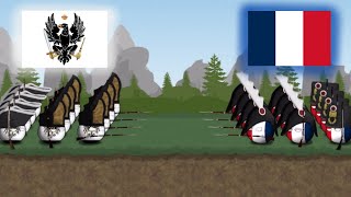 FrancoPrussian War 18701871 Countryball at War [upl. by Peti]