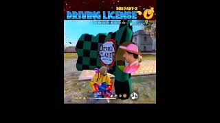 Driving licence Didi part2  Funny moment of free fire freefire deepakrds shortsfeed tgrnrz [upl. by Adnanref]