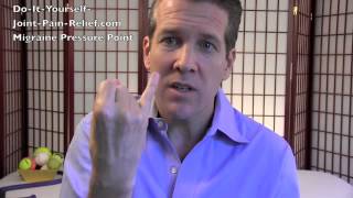 Migraine Pressure Point [upl. by Hgeilhsa]