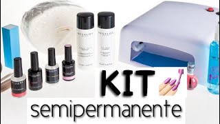 Semipermanente Kit per iniziare  Amazon Aliexpress Mesauda etc [upl. by Edra]