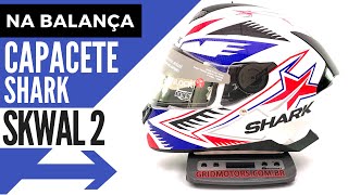 Confira o peso do Capacete Shark Skwal 2  Weight Helmet   Grid Motors [upl. by Enale]